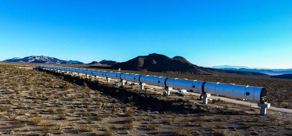 Foto: La primera pista de pruebas de Hyperloop en Estados Unidos toma forma